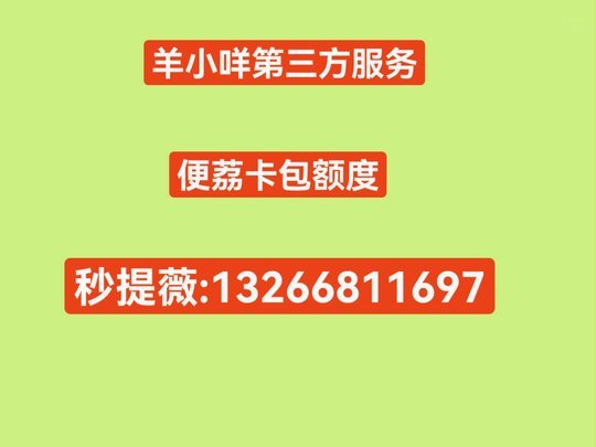 羊小咩购物额度怎么取